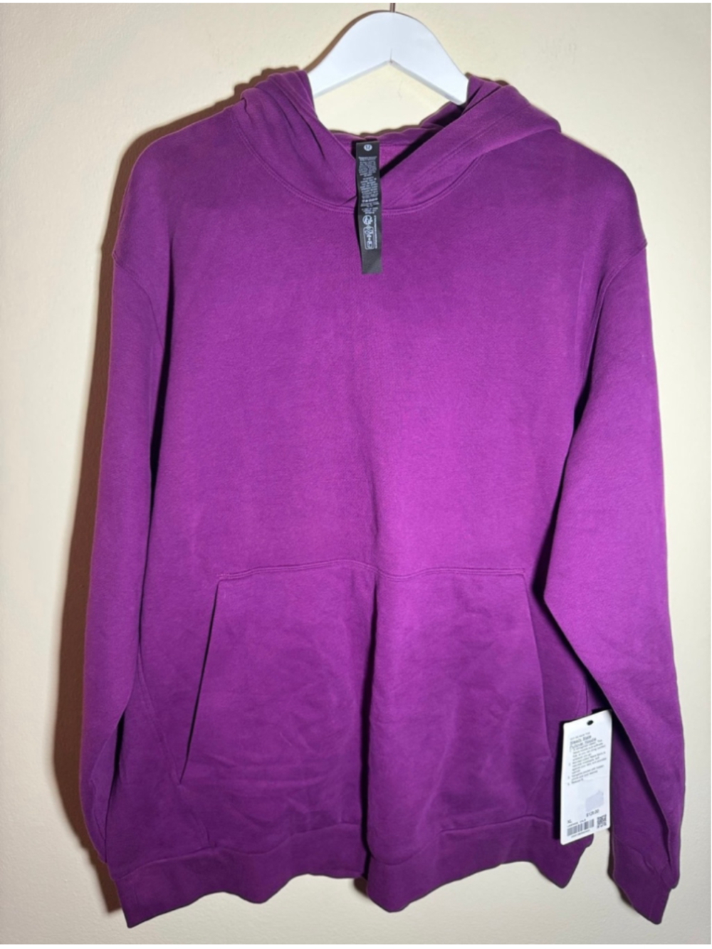Men's Lululemon Steady State Pullover Hoodie, Purple, Size XL